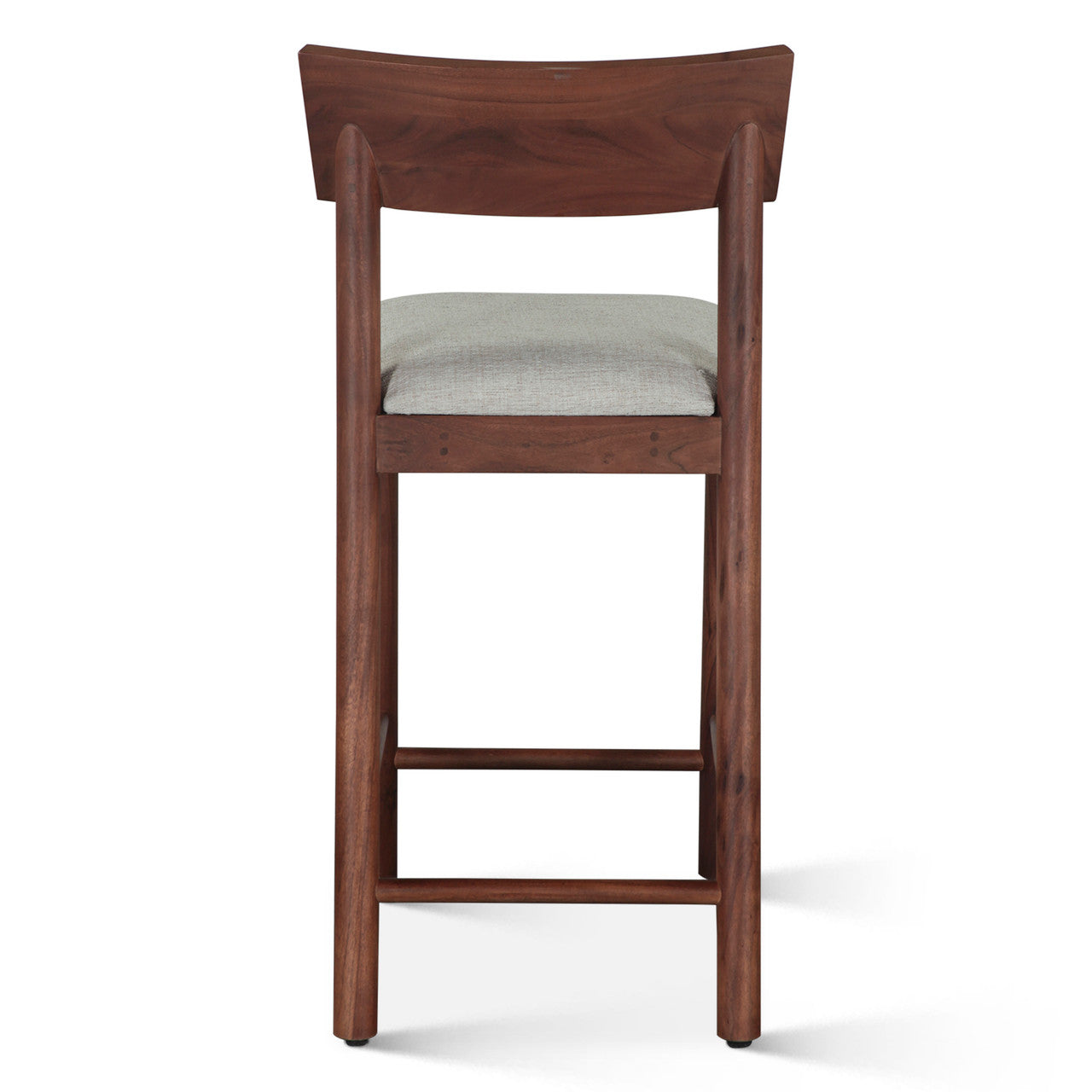 Lenox 18" Upholstered Counter Chair in Walnut