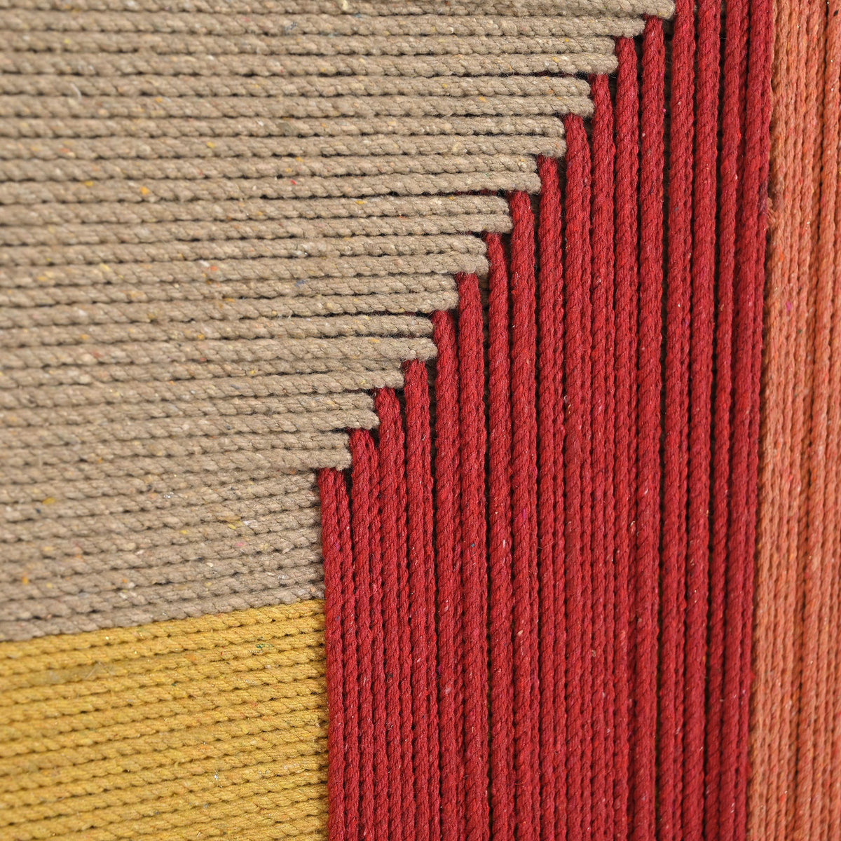 Manila Woven Framed Art, Red - image 2