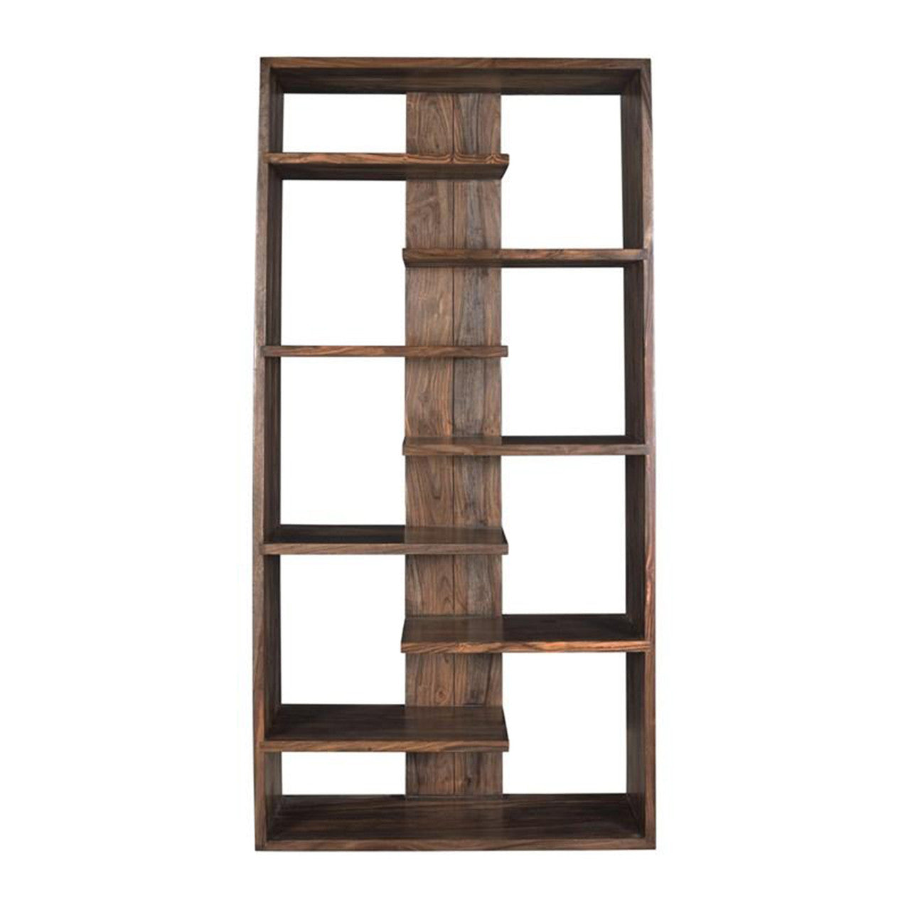 Miles 34" Bookshelf in Brownstone