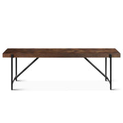 Madrid 68" Bench Dark Brown