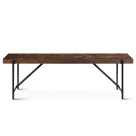 Madrid 68" Bench Dark Brown