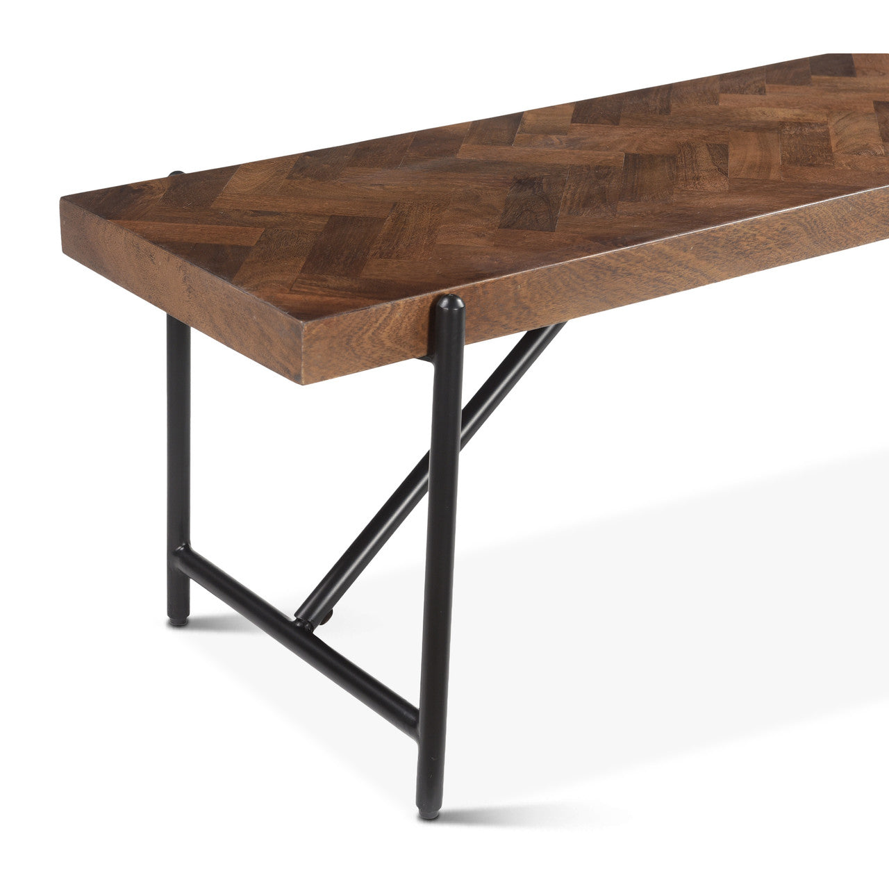 Madrid 68" Bench Dark Brown