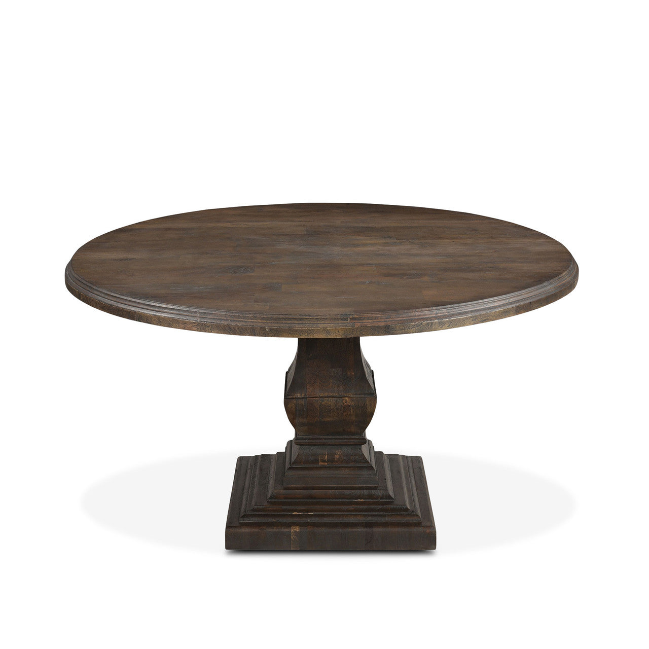 Nimes 48" Round Dining Table in Weathered Mango