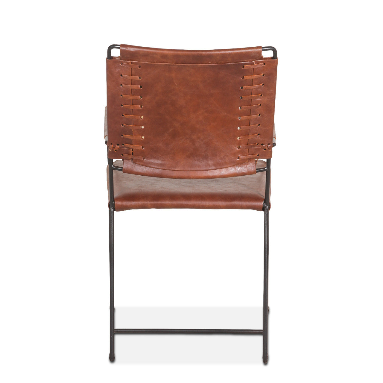New York 20" Dining Armchair in Tobacco Leather