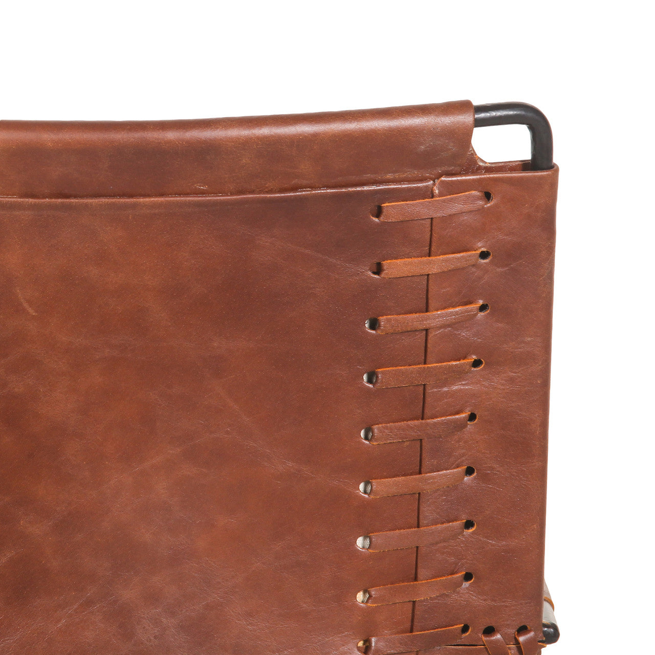 New York 20" Dining Armchair in Tobacco Leather