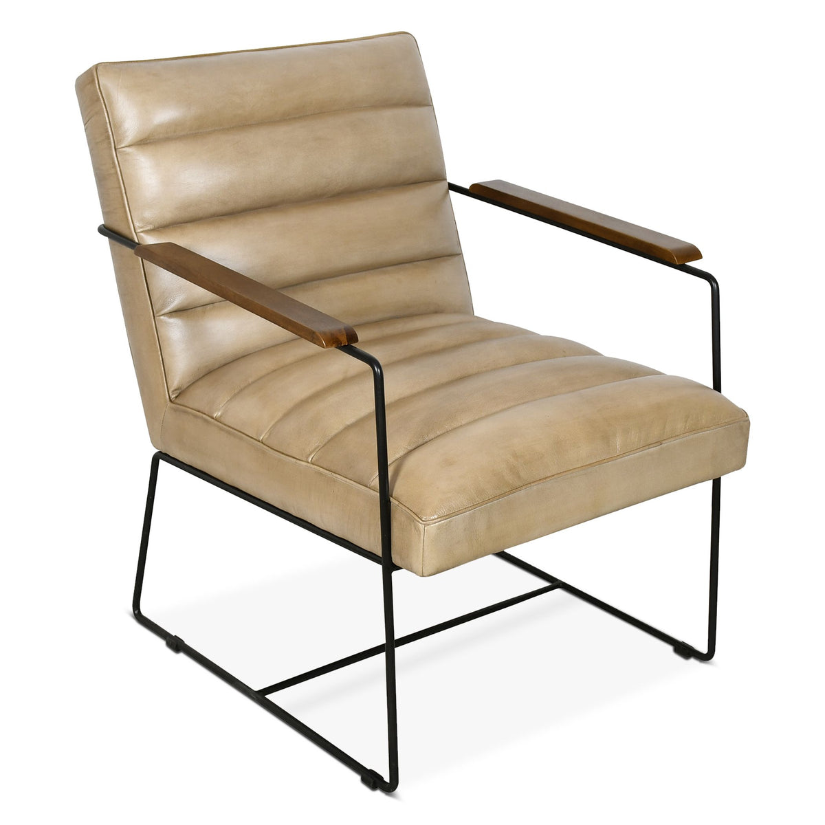New York Tony Accent Chair in Antique Ivory - manufacturer view 1