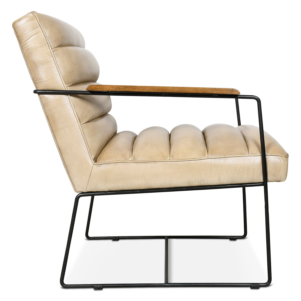New York Tony Accent Chair in Antique Ivory - manufacturer view 4