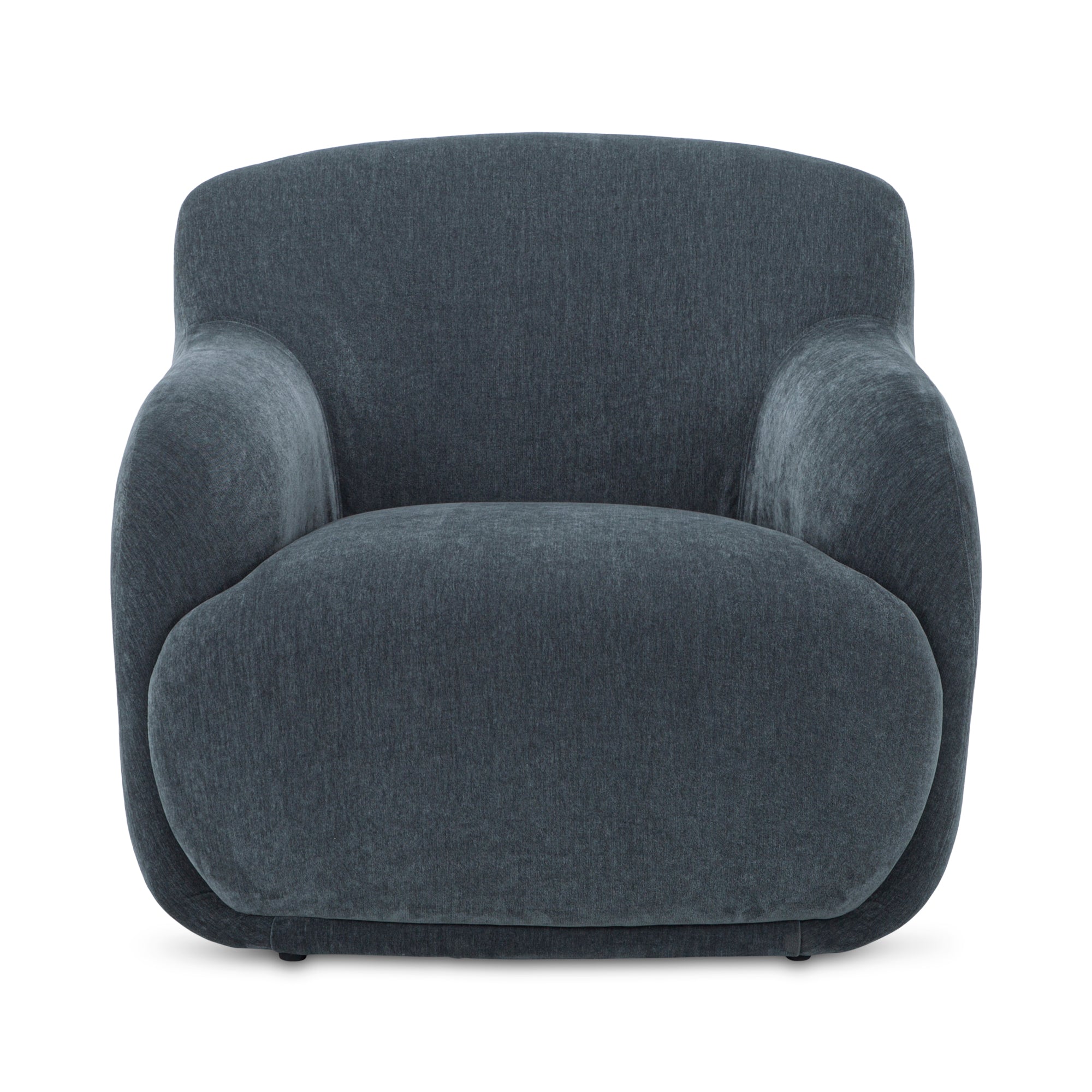 Stevie Lounge Chair Slate Blue by Moe's Home Collection