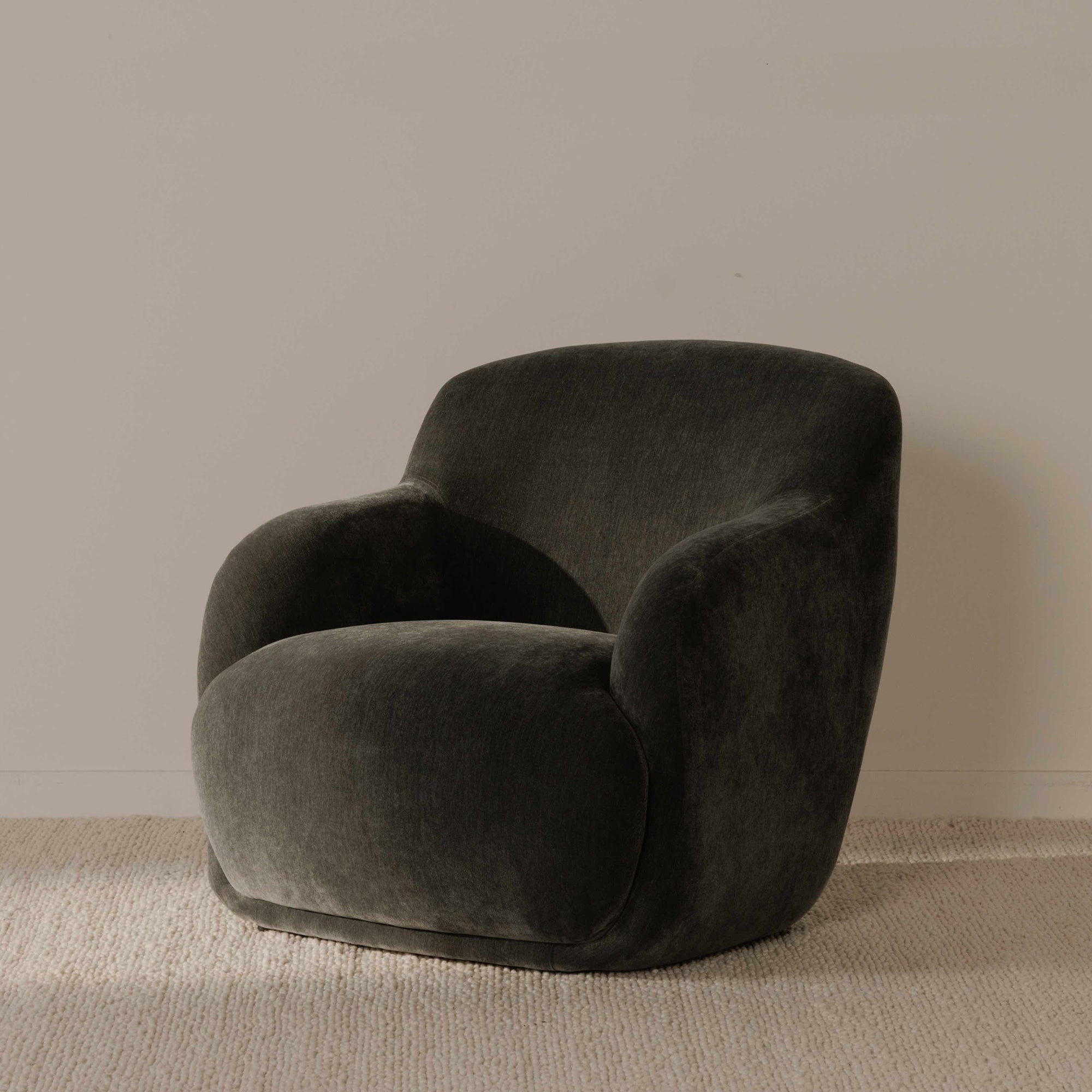 Stevie Lounge Chair Slate Blue by Moe's Home Collection - view 2