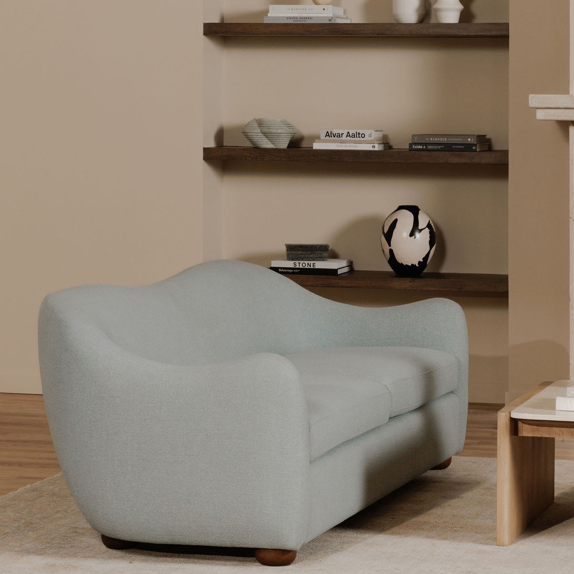 Bria Sofa Light Blue by Moe's Home Collection - view 2