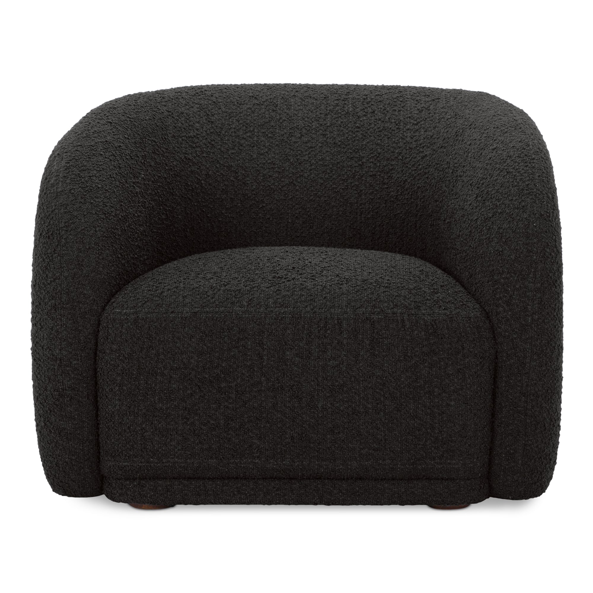Faye Accent Chair Black Boucle by Moe's Home Collection