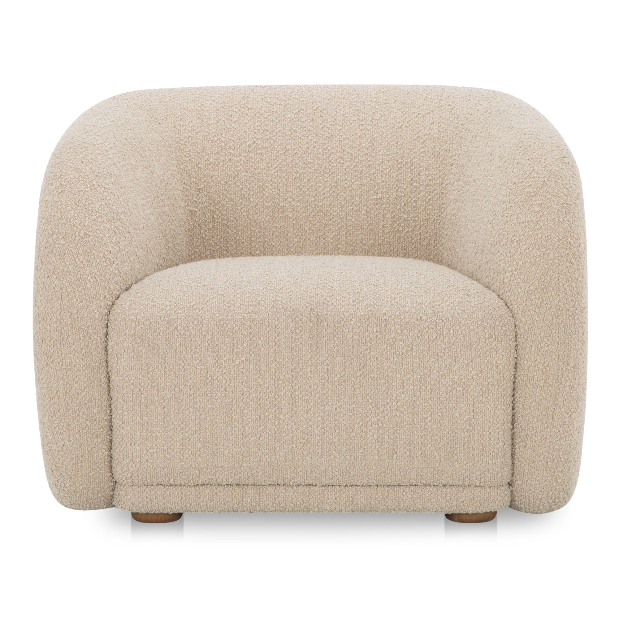 Faye Accent Chair Beige Boucle by Moe's Home Collection