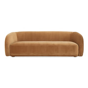 Faye Sofa Tan Faux Mohair by Moe's Home Collection
