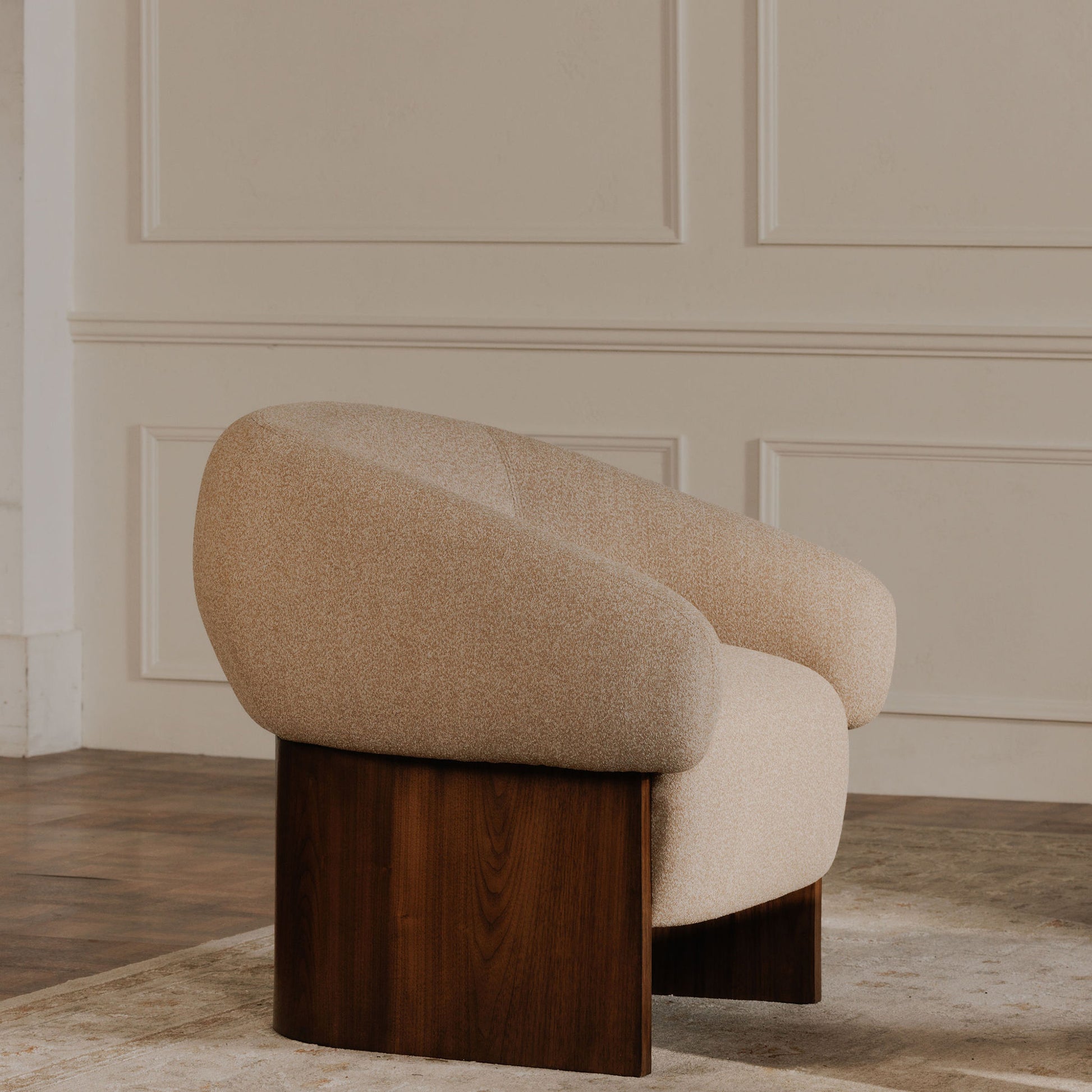 Otto Accent Chair Flecked Tan by Moe's Home Collection - view 2
