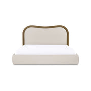 Camilla King Bed Oat by Moe's Home Collection