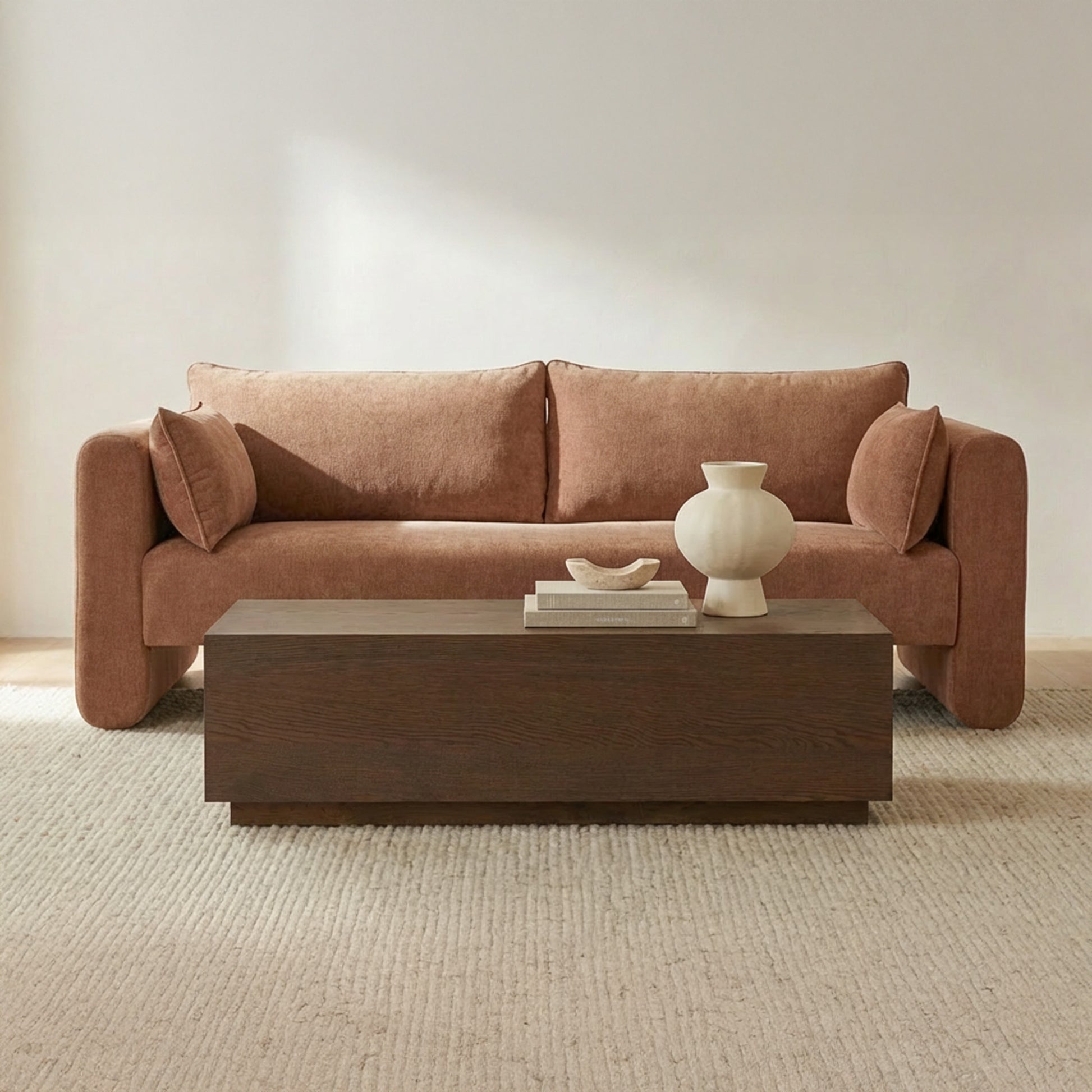 Moore Sofa Heritage Pink by Moe's Home Collection - view 2