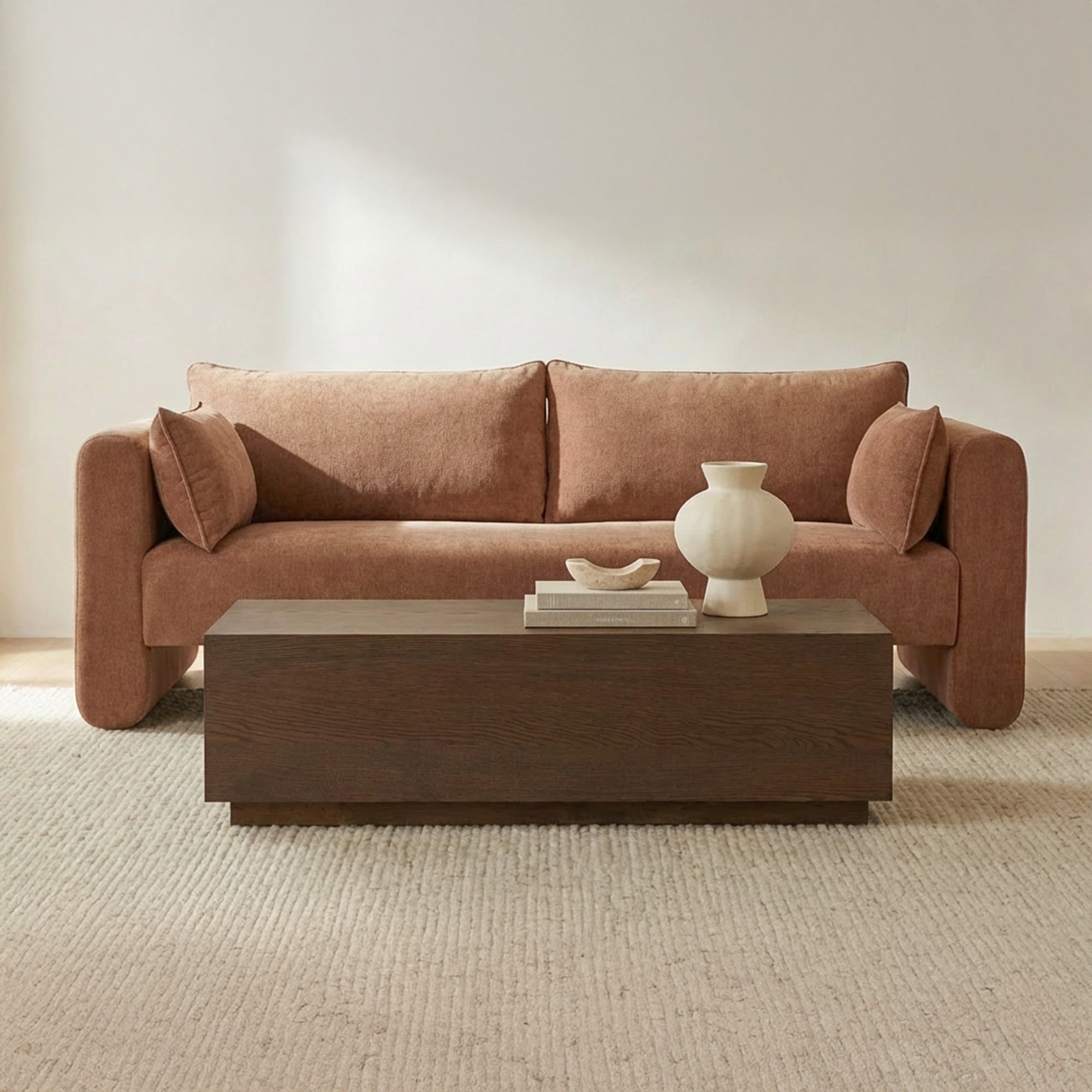 Moore Sofa Heritage Pink by Moe's Home Collection - view 2
