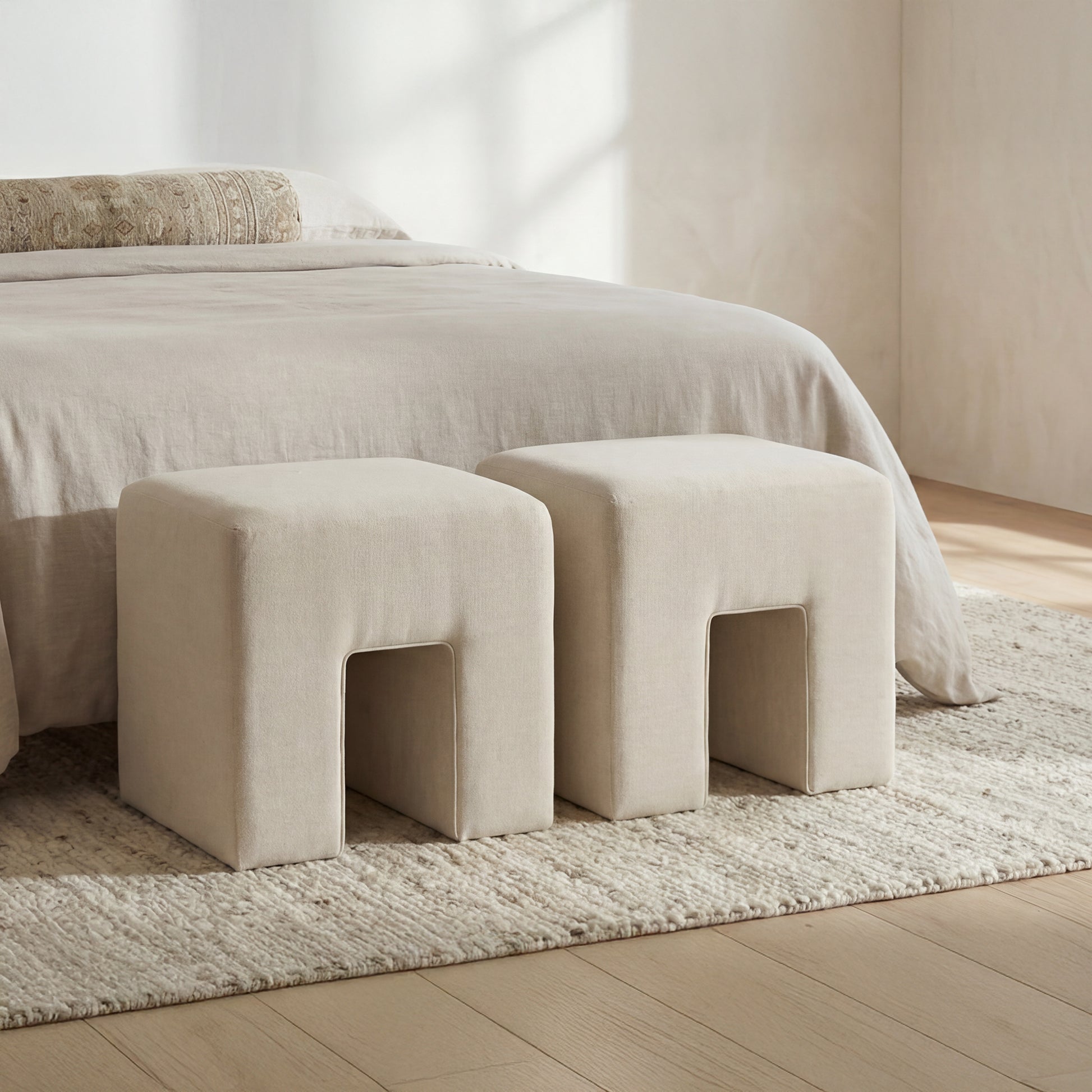 Aidy Stool Oat by Moe's Home Collection - view 3