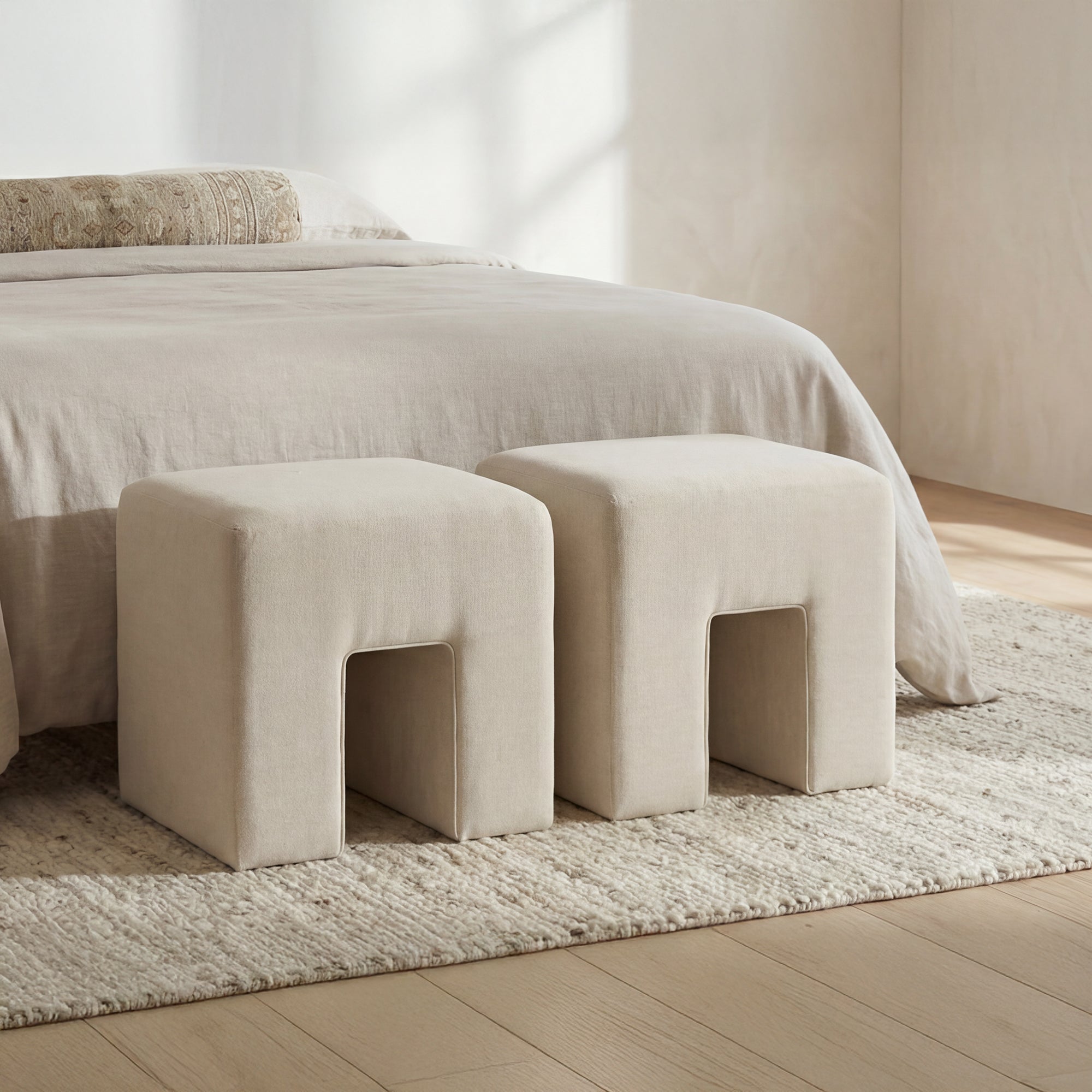 Aidy Stool Oat by Moe's Home Collection - view 3