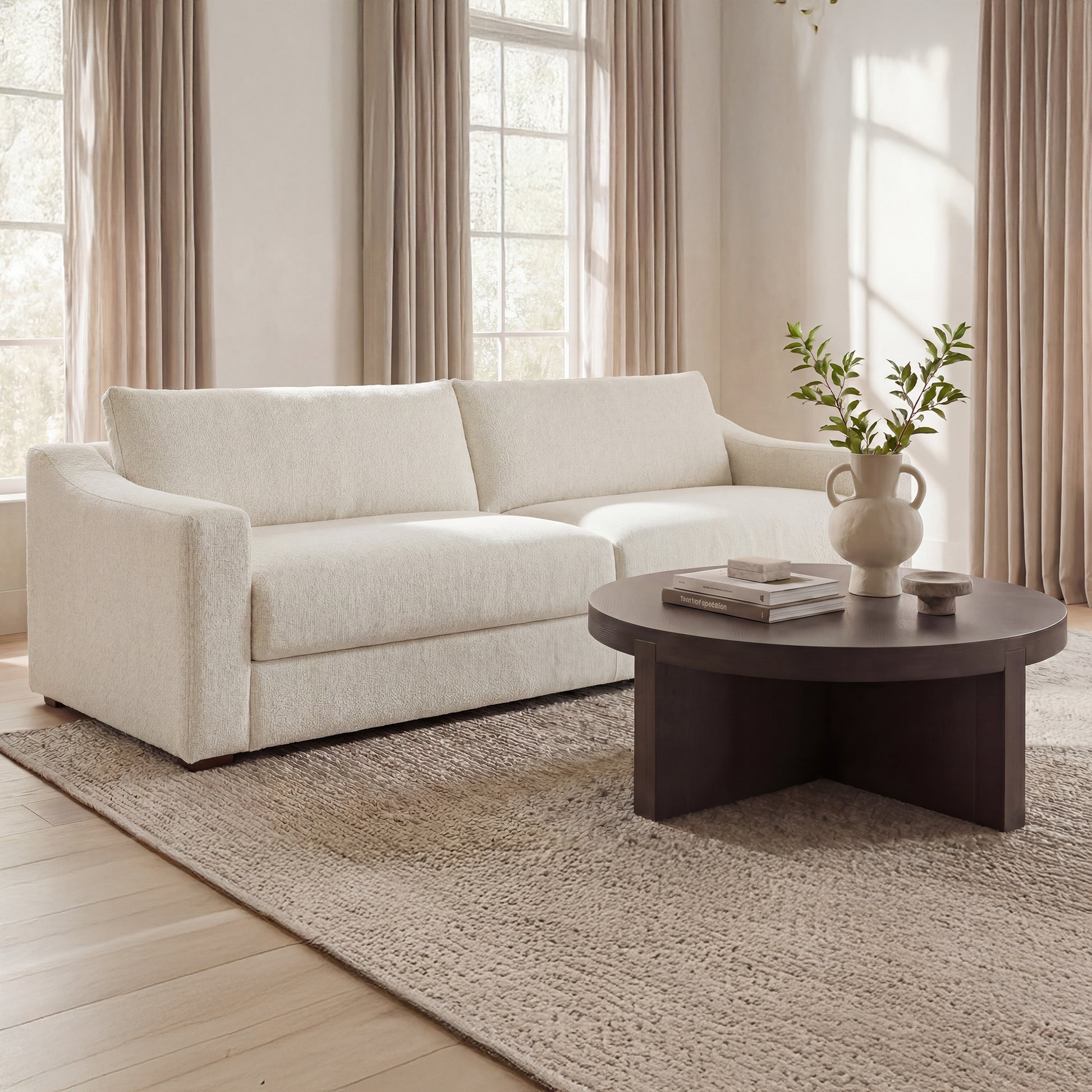 Farrow Sofa Flecked Oat by Moe's Home Collection - view 3