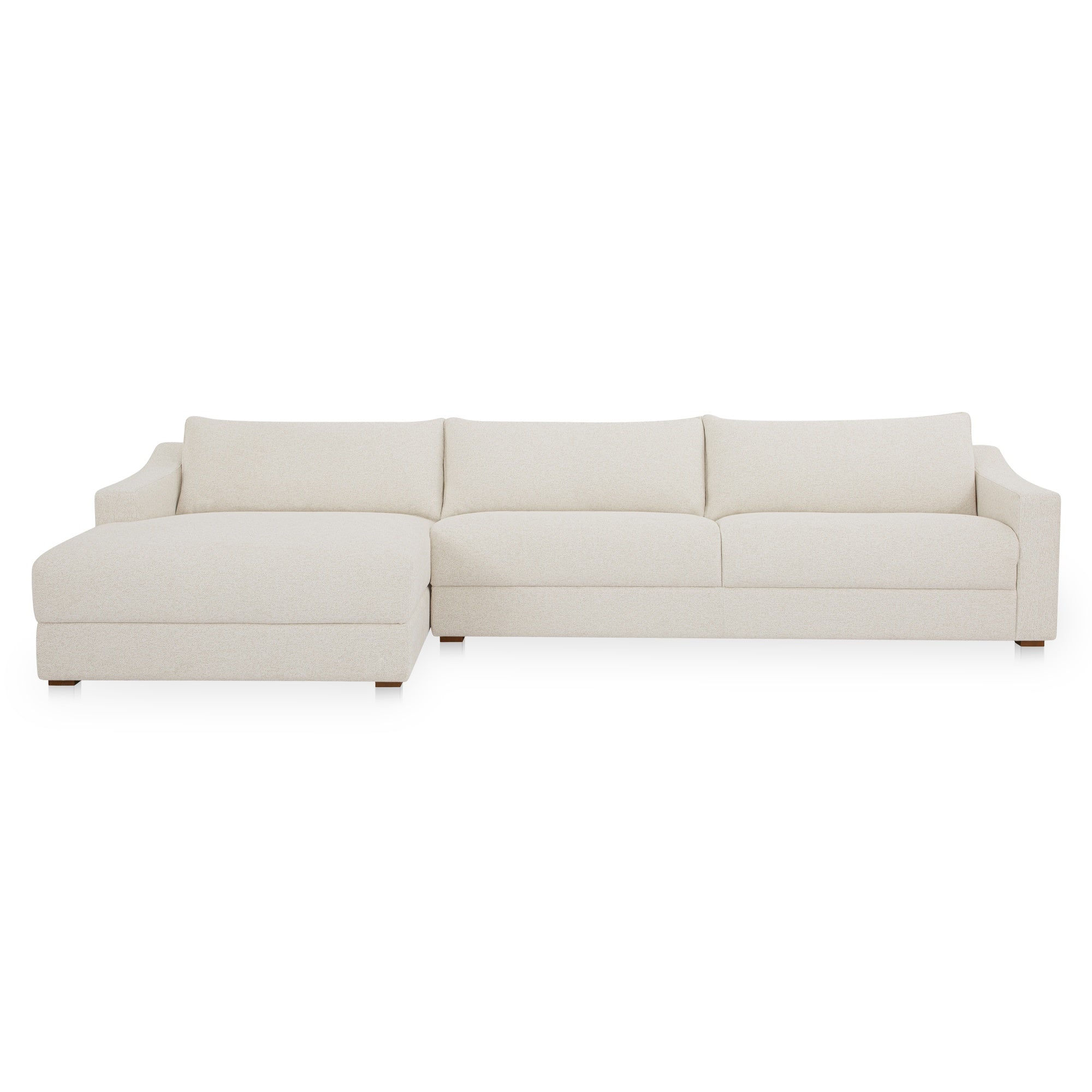 Farrow Sectional Flecked Oat Left by Moe's Home Collection
