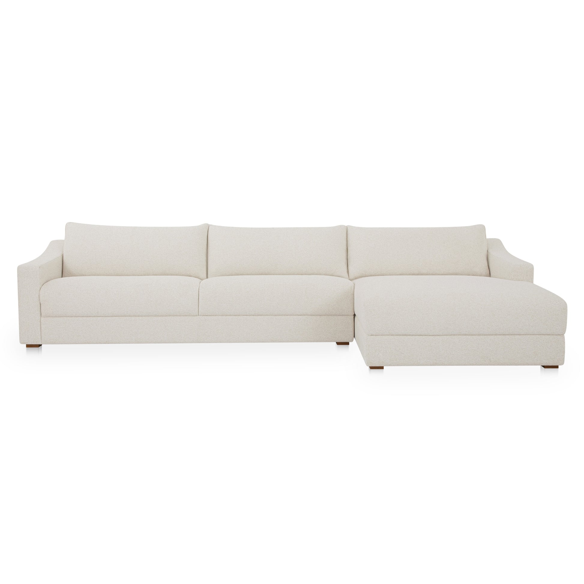 Farrow Sectional Flecked Oat Right by Moe's Home Collection