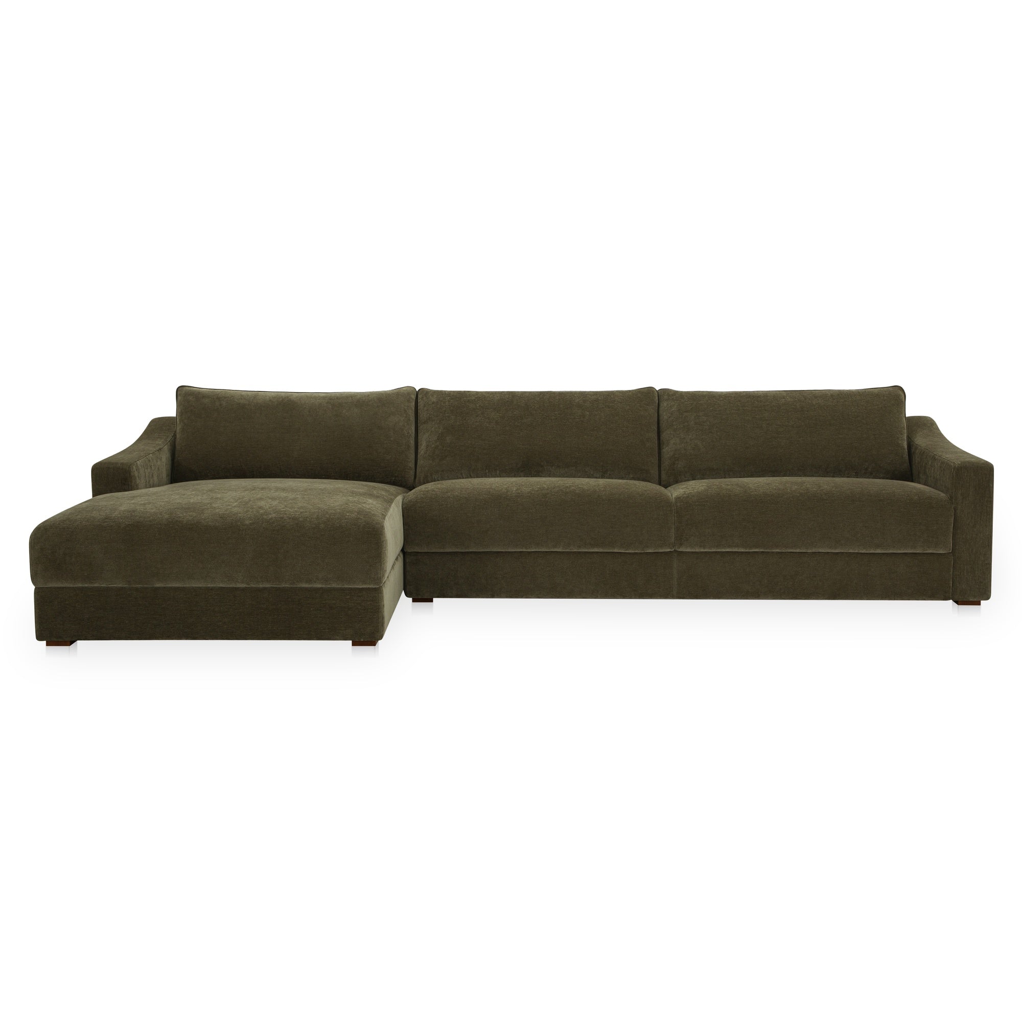 Farrow Sectional Cedar Green Left by Moe's Home Collection