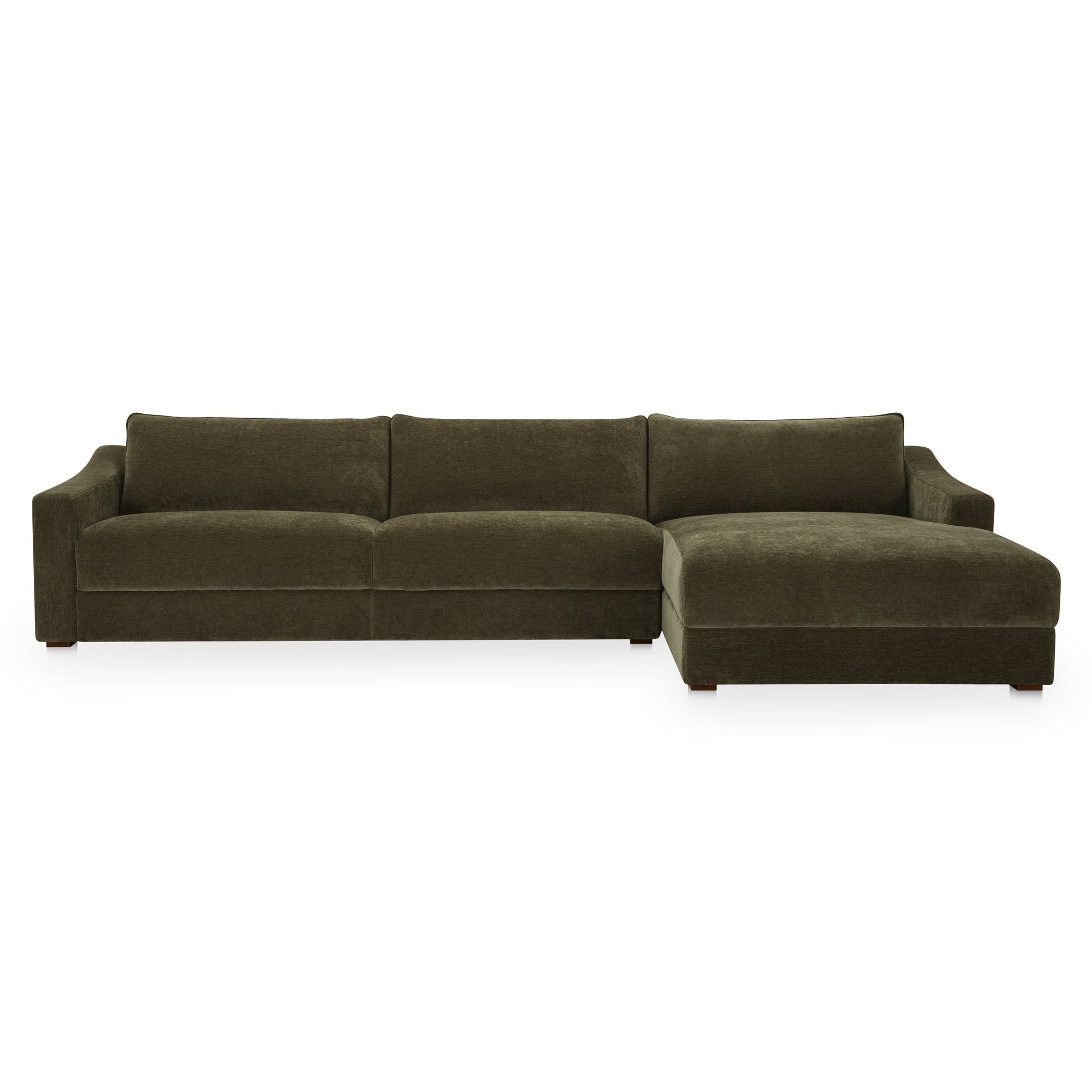Farrow Sectional Cedar Green Right by Moe's Home Collection