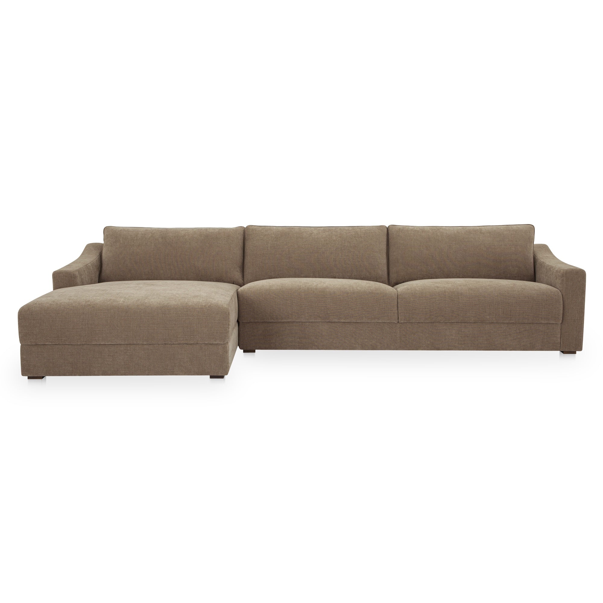 Farrow Sectional Taupe Left by Moe's Home Collection