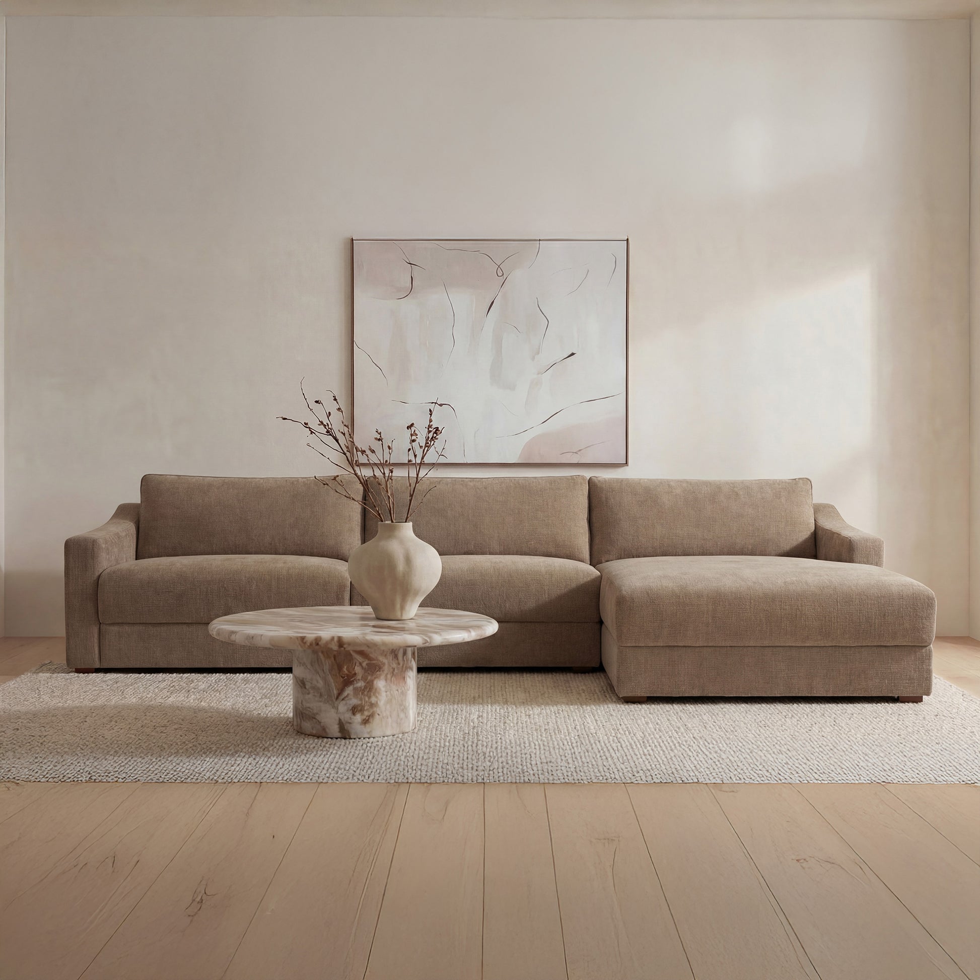 Farrow Sectional Taupe Right by Moe's Home Collection - view 2