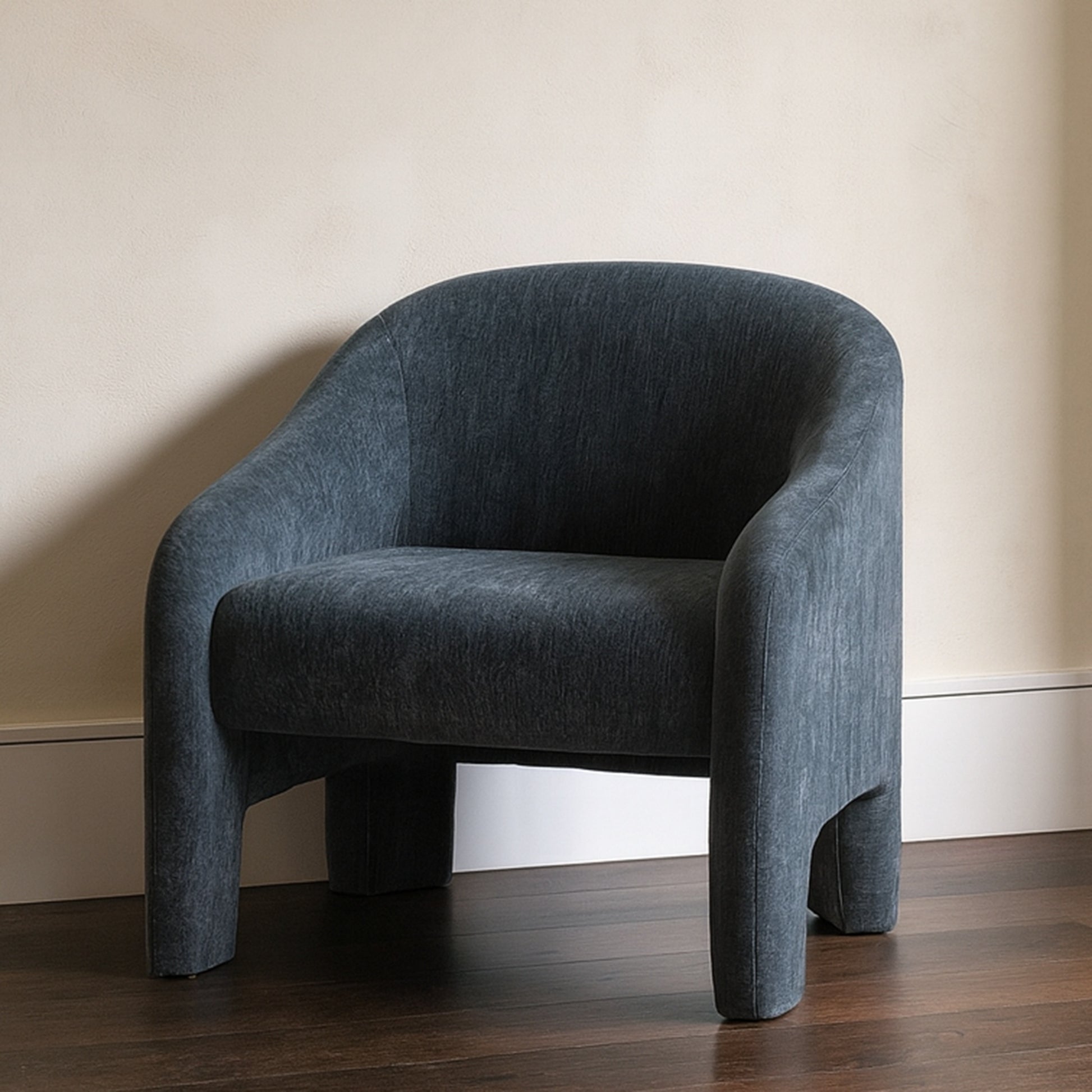Tuva Accent Chair Slate Blue by Moe's Home Collection - view 2