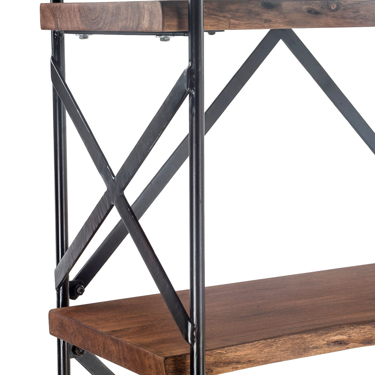 Organic Forge 34" Tall Bookshelf in Raw Walnut