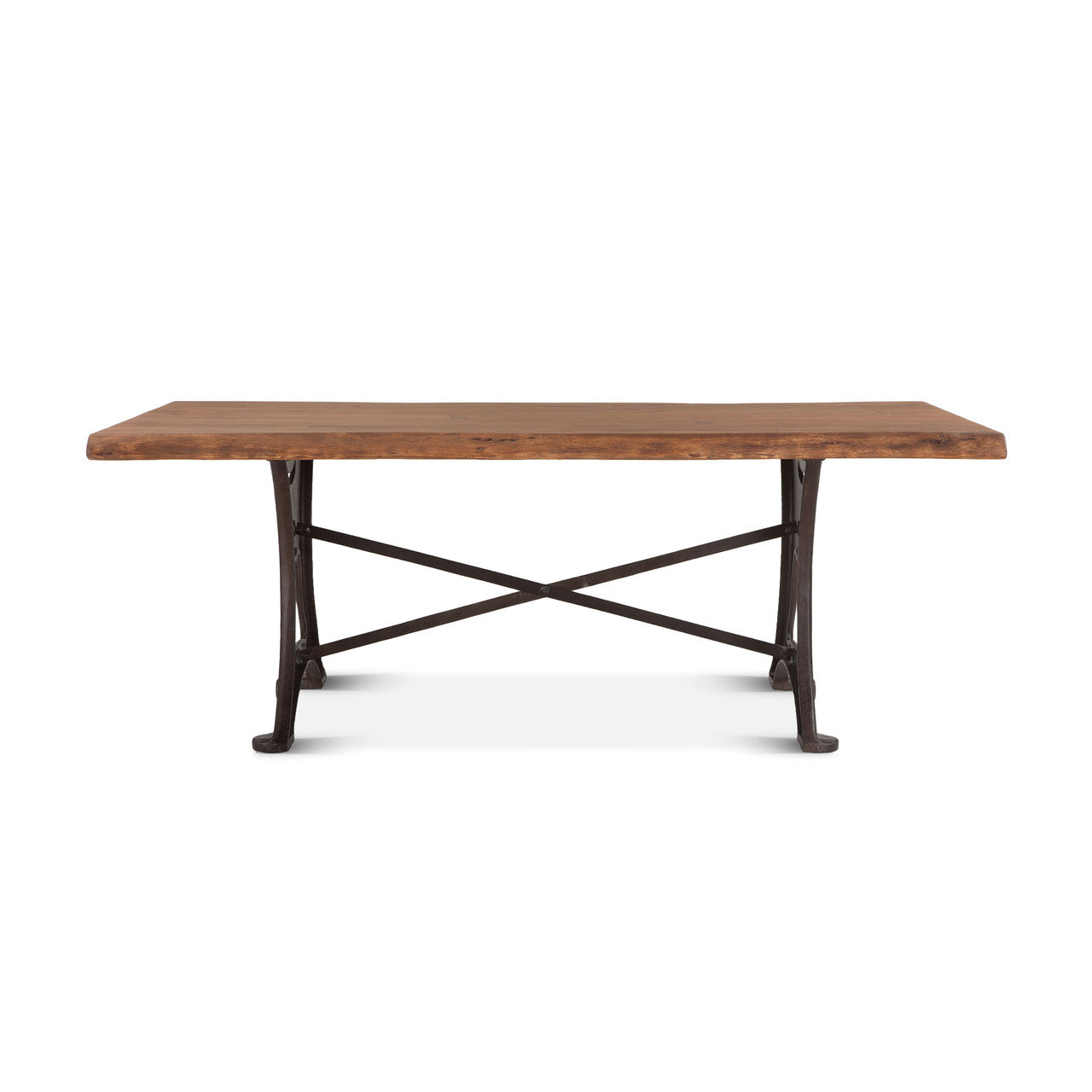 Organic Forge 106" Dining Table in Raw Walnut