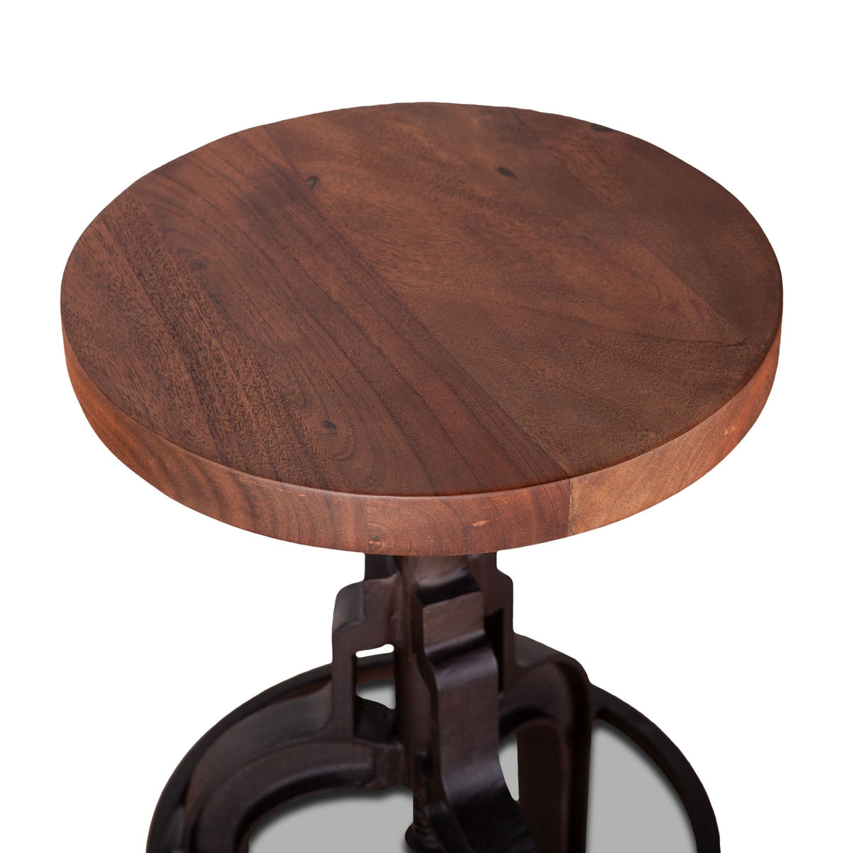 Organic Forge 14" Adjustable Stool in Raw Walnut - image 4