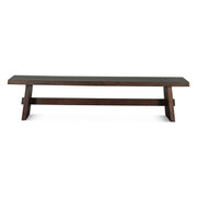 Piedmont 79" Bench in Coffee Bean
