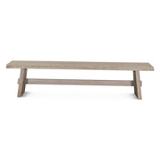 Piedmont 79" Dining Bench in Matte Driftwood
