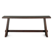Piedmont 70" Console Table in Coffee Bean