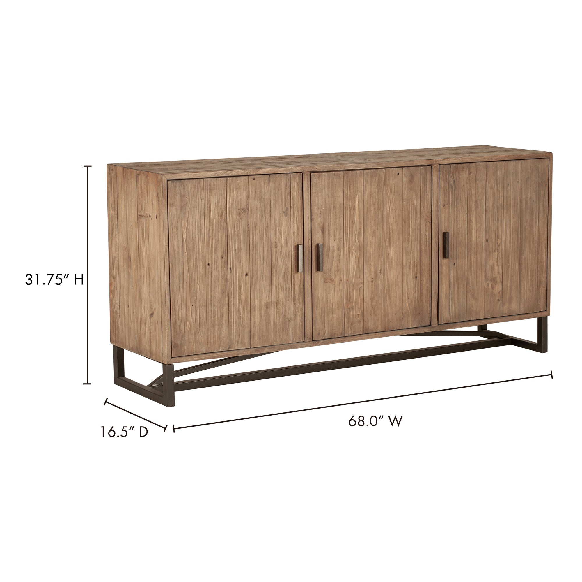 Sierra Sideboard Natural by Moe's Home Collection - view 9