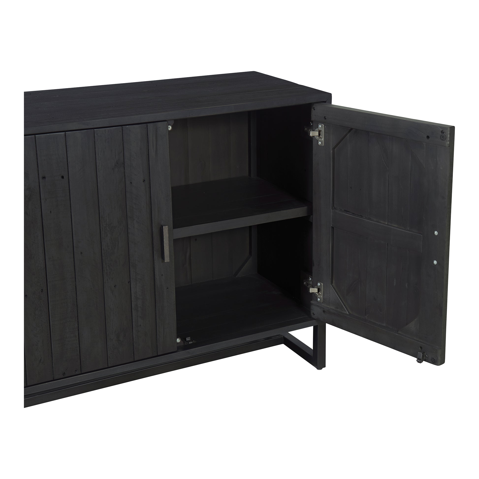 Sierra 2 Door Cabinet Black by Moe's Home Collection - view 6