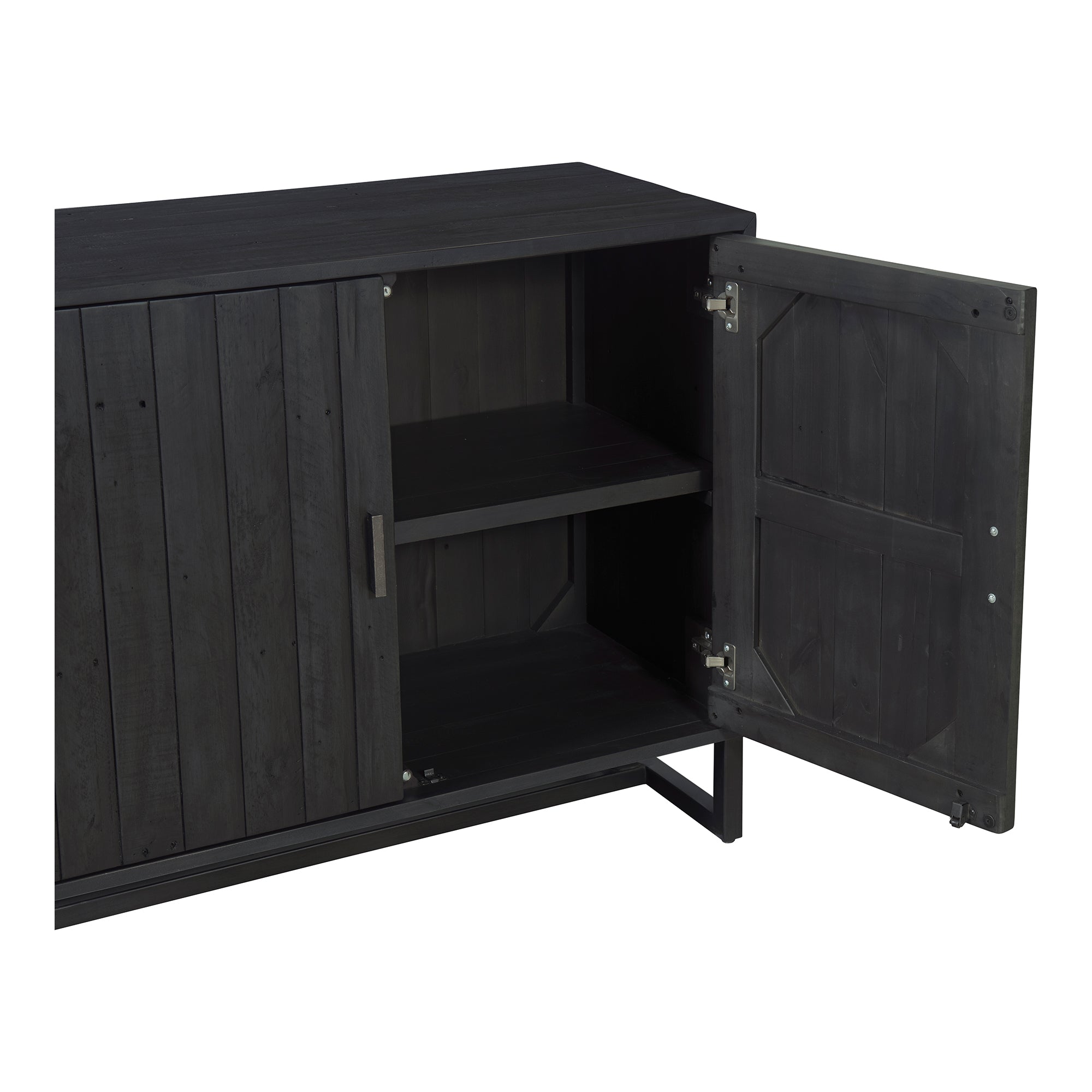 Sierra 2 Door Cabinet Black by Moe's Home Collection - view 6