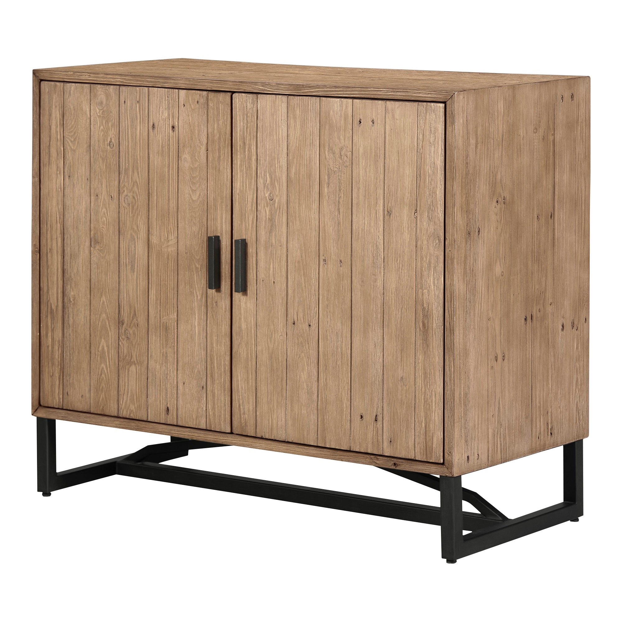 Sierra 2 Door Cabinet Natural by Moe's Home Collection - view 3