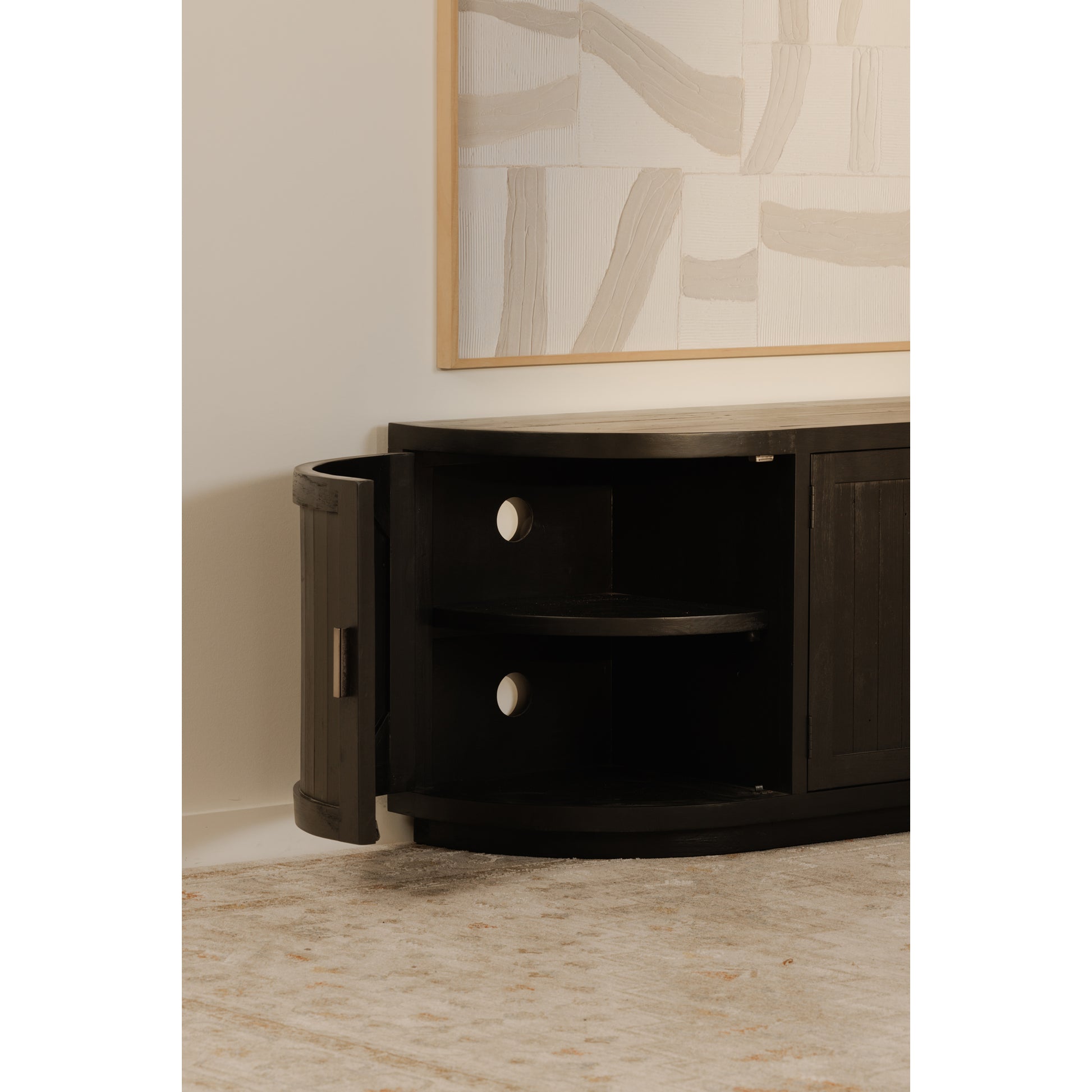 Nicola Media Cabinet Black by Moe's Home Collection - view 4