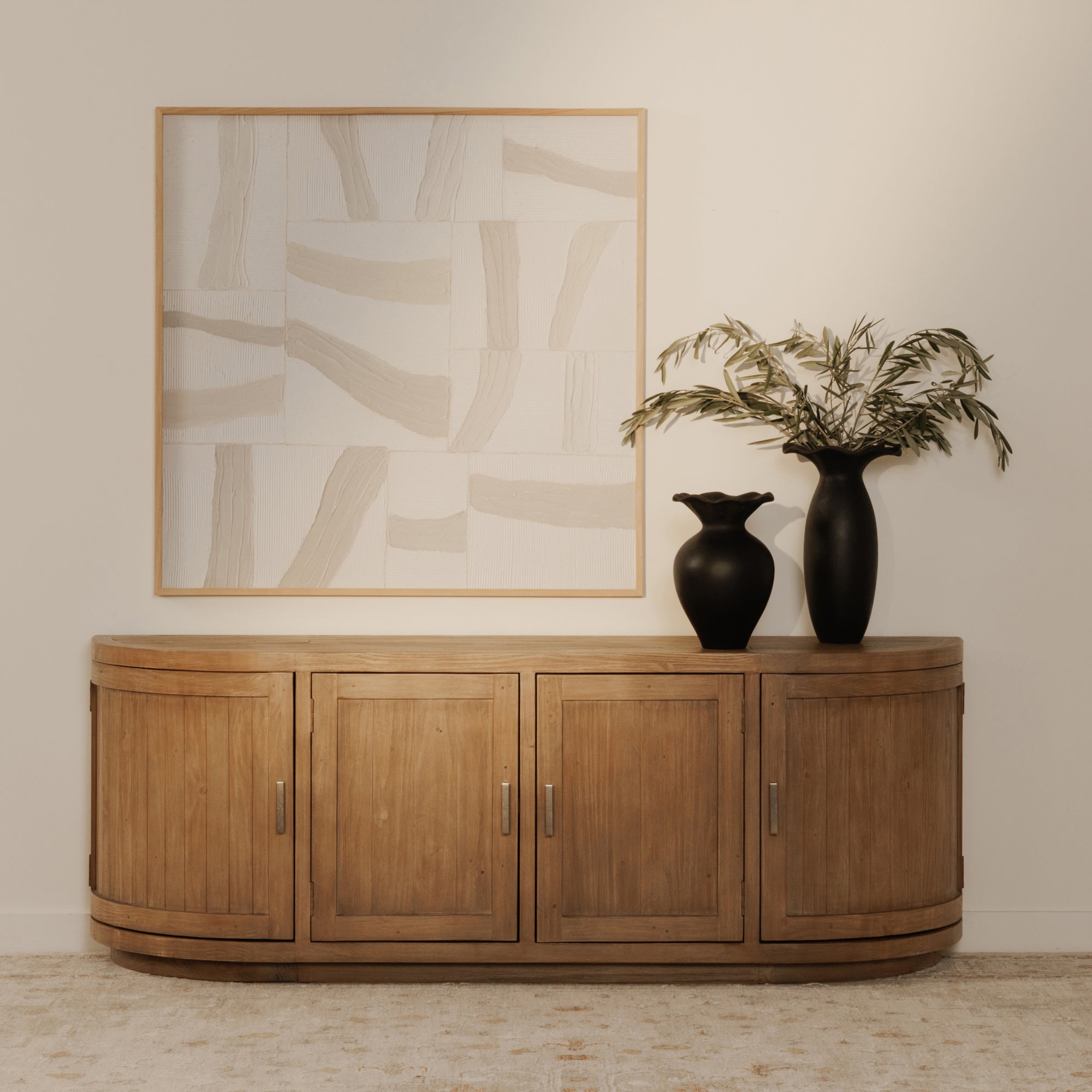Nicola Media Cabinet Natural by Moe's Home Collection - view 2