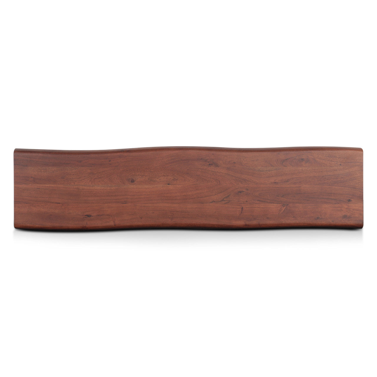 Reed 68" Bench in Light Sequoia with Gunmetal Legs