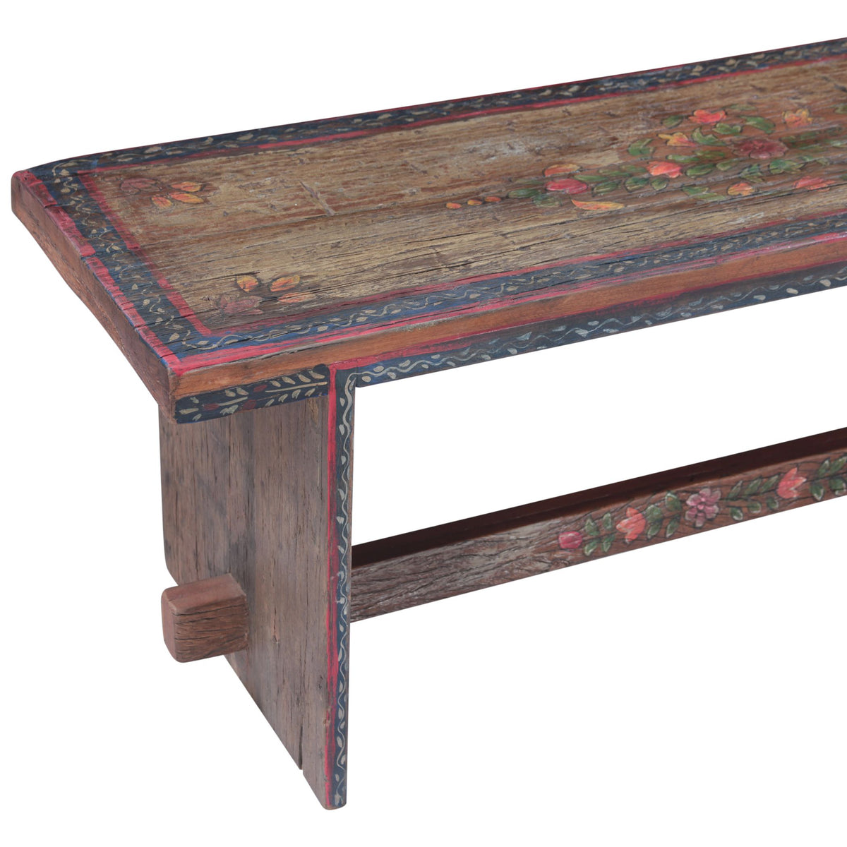 Rustic Roots 48" Hand Painted Bench - image 3