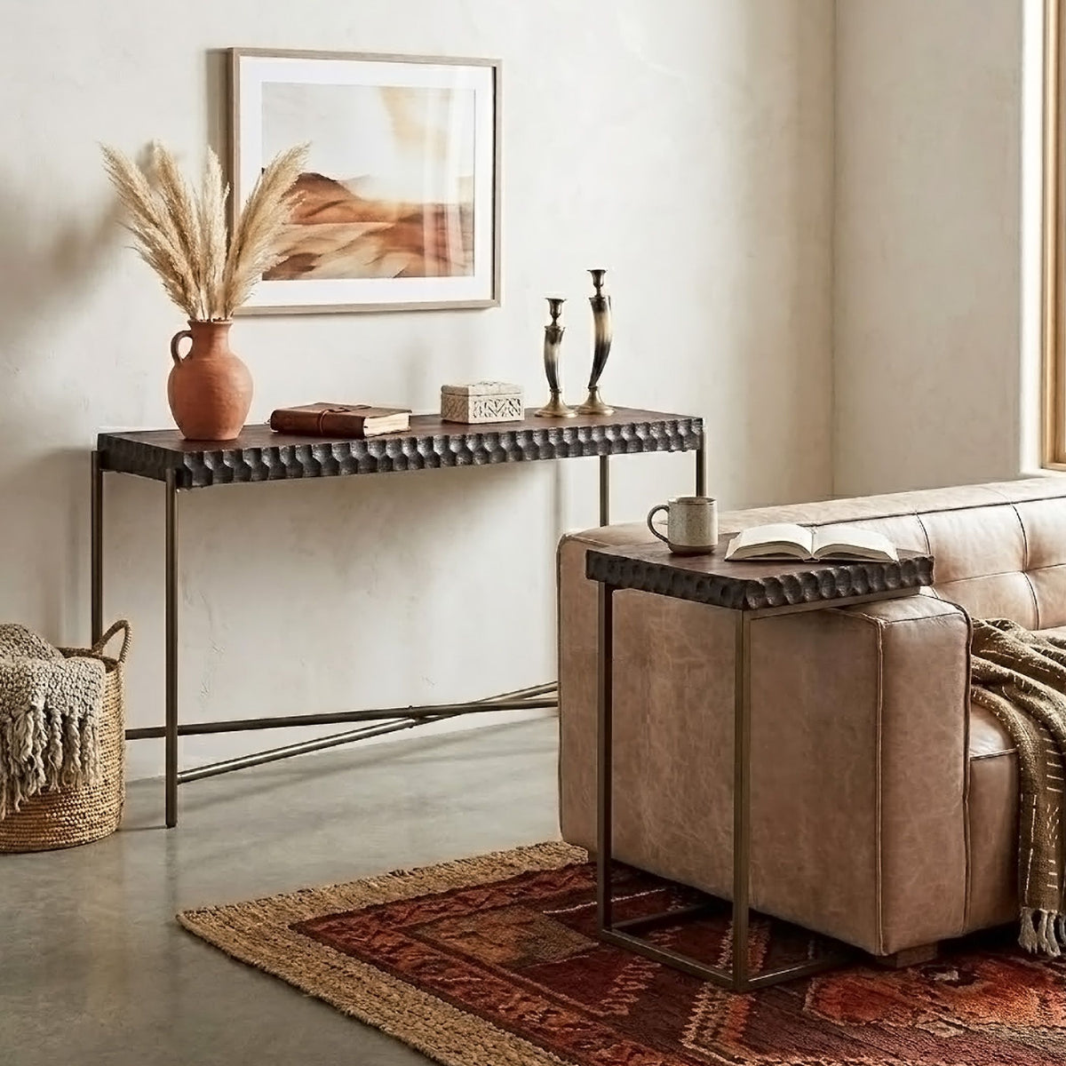 Santa Cruz 58" Console Table in Two Tone - image 3