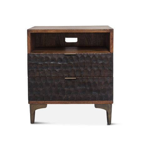 Santa Cruz 26" Nightstand in Two Tone - New