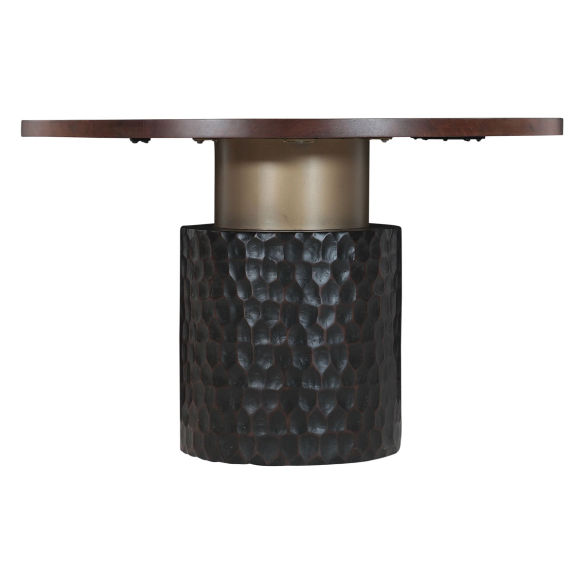 Santa Cruz 48" Round Dining Table in Two Tone - image 2