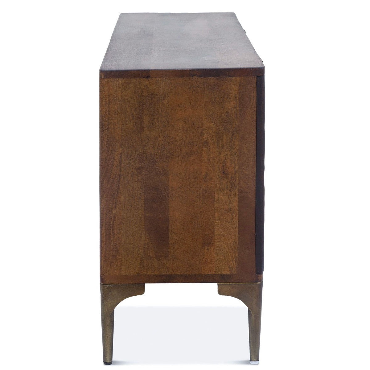 Anna Modern Solid Wood 4 Door Sideboard 66"