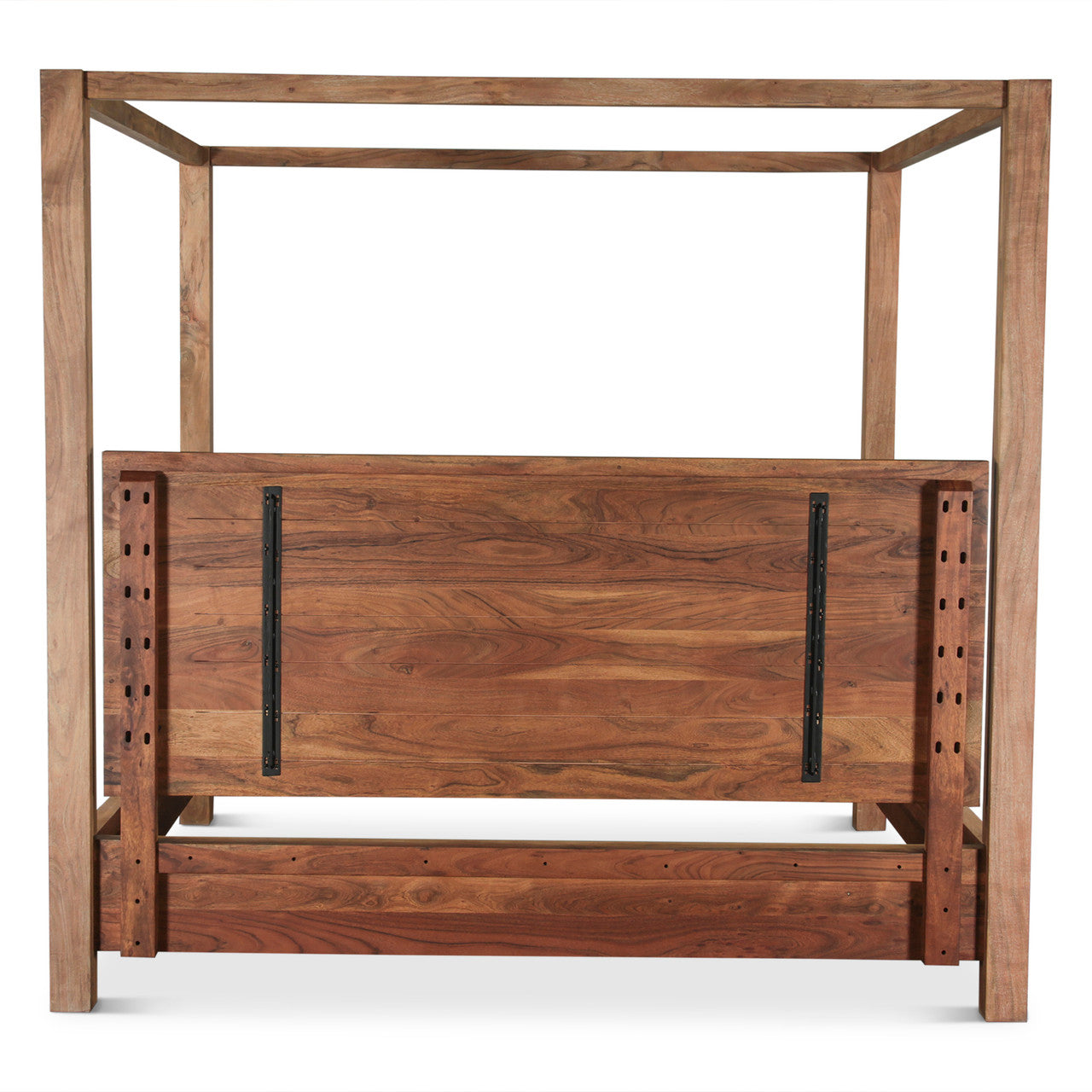 Sedona Canopy Queen Bed in Brushed Acacia